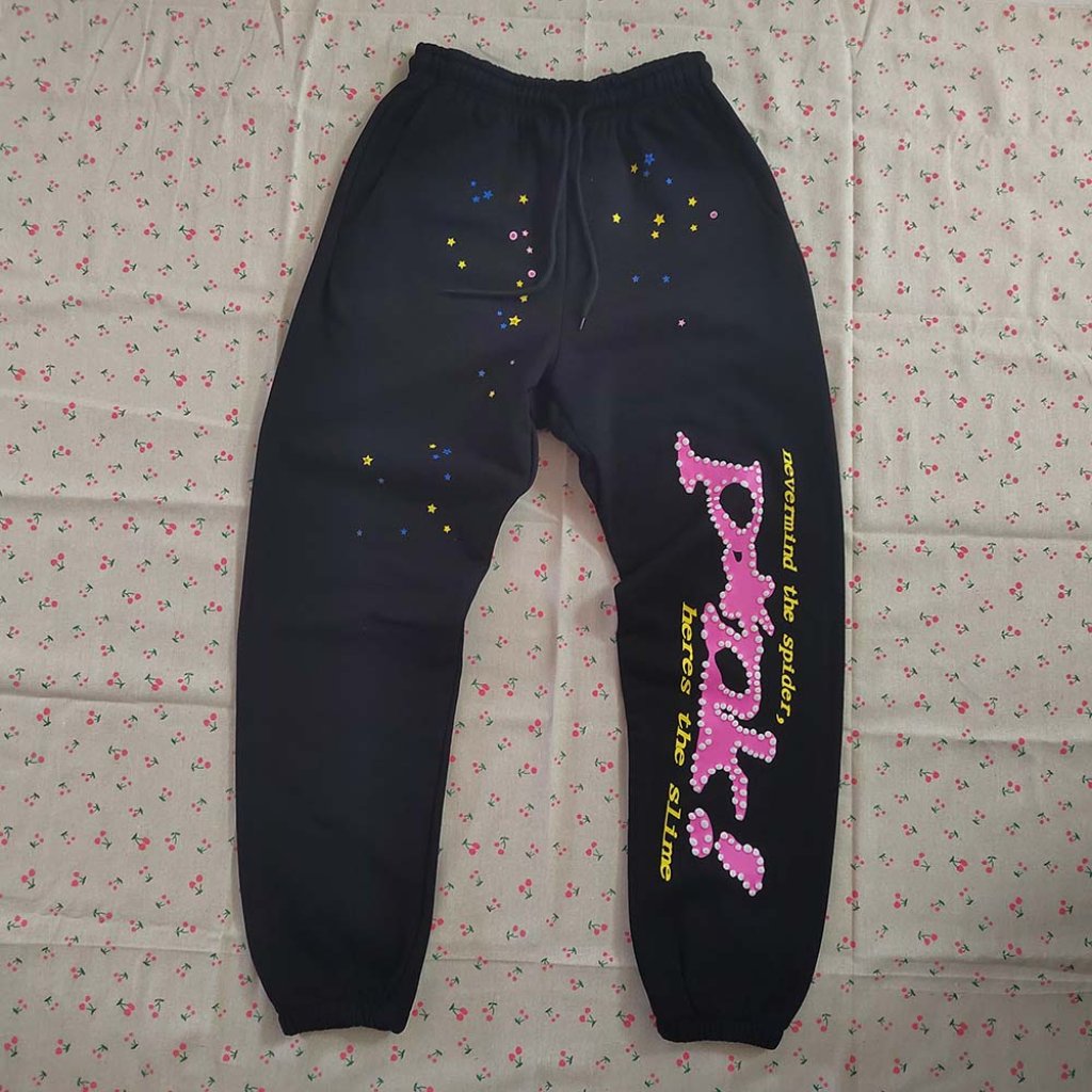 Brand New Sp5der Pants Spider Black